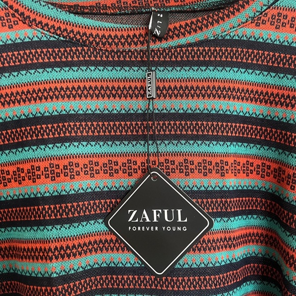 Zaful striped cropped shirt - Picture 5 of 7